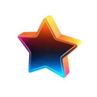 Símbolo de valoración en estrellas del usuario dentro de una plataforma de criptomonedas segura